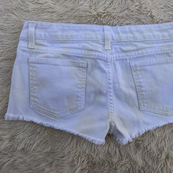 Carmar Shorts White with Yellow spots/ rips 25 - Picture 6 of 7